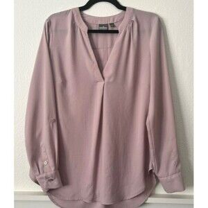 Soho Jeans New York & Company Blouse Size Medium Dusty Rose